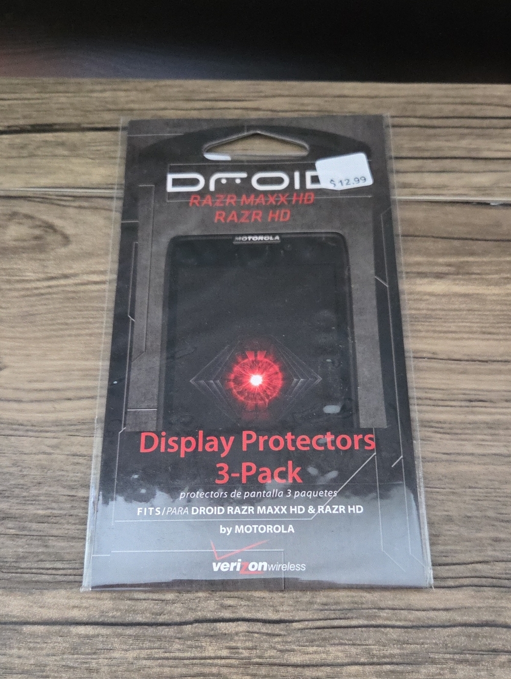 Motorola DROID RAZR MAXX HD Display Protectors 3-Pack